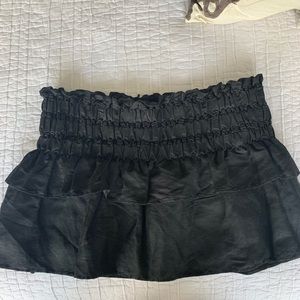 Isabel Marant Etoile Linen Blend Black Skirt